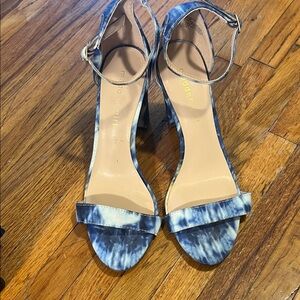 Madden Girl Blue Tie-Dye Heels